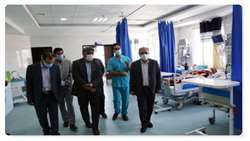 بازدید بازرس کل خراسان شمالی از مرکز تشخیصی و درمان قلب بیمارستان امام حسن (ع) بجنورد